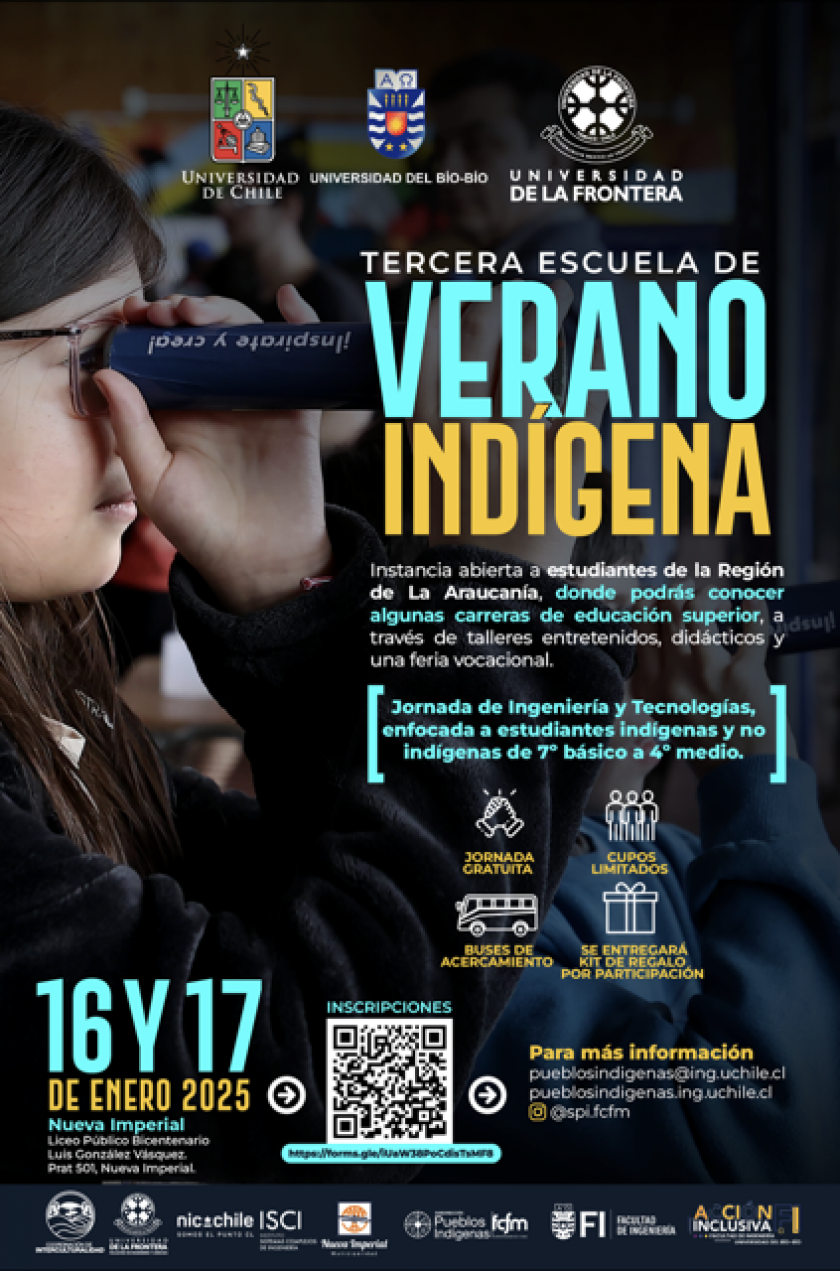 Participa en la tercera versión de la Escuela de Verano Indígena en enero de 2025